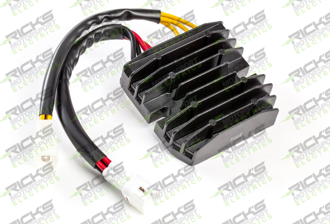 Rick's Motorsports Electrics Universal OEM Style Rectifier-Regulator for Suzuki GSX-R1000 '96-20, GSX-R600 '88-20, GSX-R750 '80-20 Rick's Motorsports Electrics Universal OEM Style Rectifier-Regulator for Suzuki GSX-R1000 '96-20, GSX-R600 '88-20, GSX-R750 '80-20